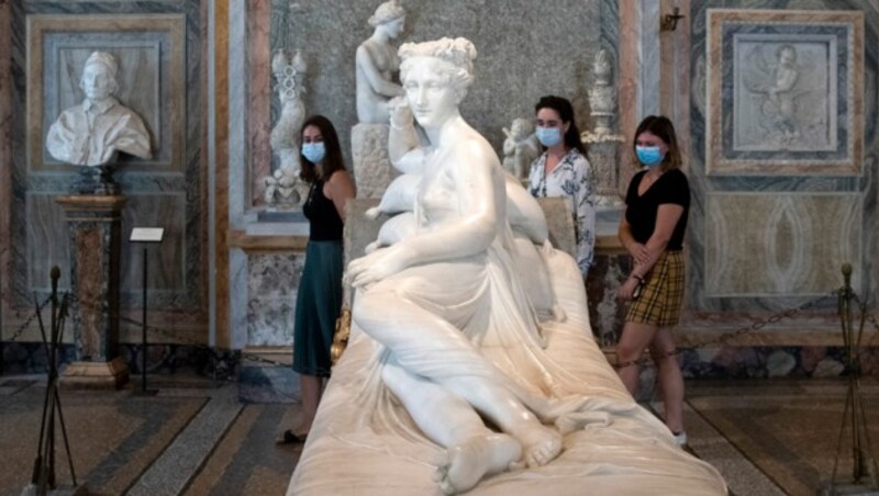 Die berühmte Statue der Paolina Bonaparte (Bild: AFP)