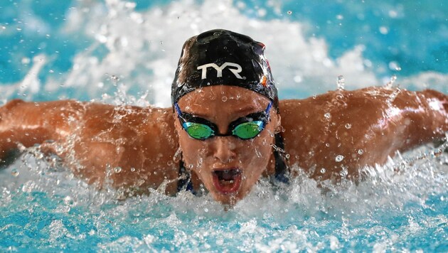 Die Grazer Schwimmerin Caroline Pilhatsch geht in der Auster auf Titeljagd (Bild: GEPA pictures)