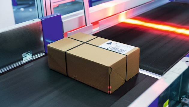 Das Paket von Frau G. dreht wohl noch einsam seine Runden (Bild: Post AG)