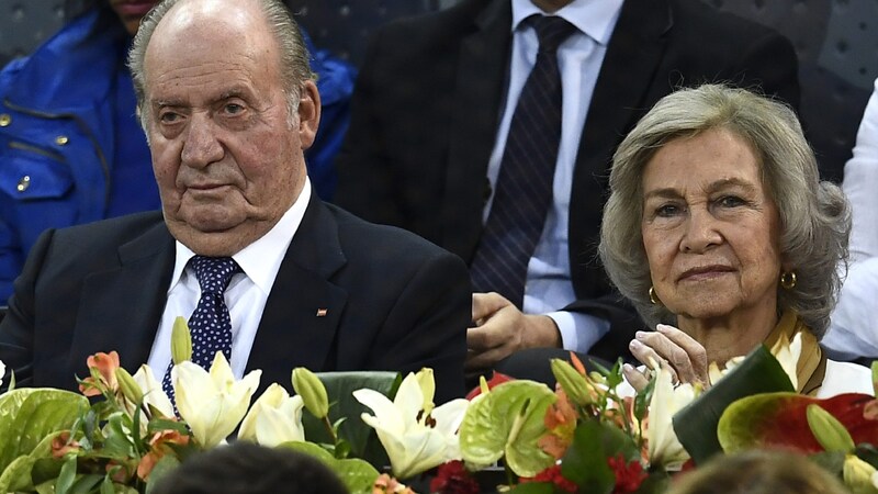 Juan Carlos király és Sofia királynő (Bild: AFP)