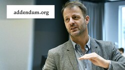 Addendum-Herausgeber Michael Fleischhacker: Einvernehmlicher Entschluss, die Rechercheplattform einzustellen (Bild: APA/HANS PUNZ, twitter.com/daswasfehlt)