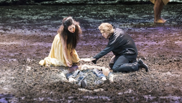 Aurelia Florian und Andrzej Lampert in „König Roger“ an der Oper Graz. (Bild: Werner Kmetitsch)