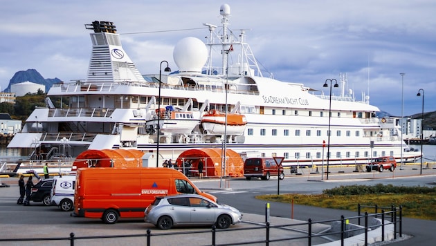 Die „SeaDream 1“ ging im norwegischen Bodø vor Anker. (Bild: AP)
