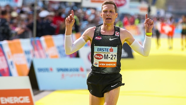 Marathon record holder Peter Herzog (Bild: GEPA )