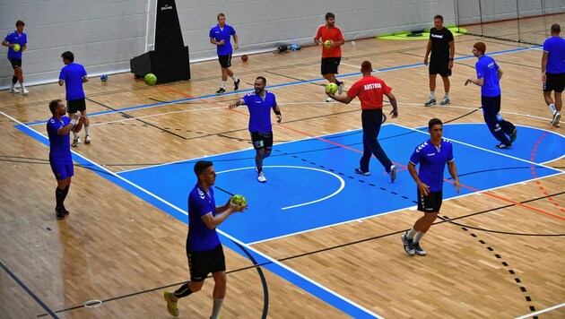 Das Training der Grazer Handballer findet aktuell ganz normal statt. (Bild: Foto Ricardo; Richard Heintz 8010 A-Graz)