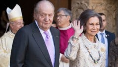 Altkönig Juan Carlos von Spanien und Altkönigin Sofia (Bild: AFP)