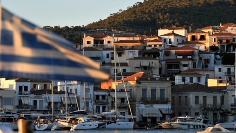 Blick auf die griechische Kleininsel Poros (Bild: AFP)