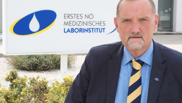 Der neue ärztliche Laborleiter Dozent Dr. Günter Weigel (Bild: Gabriele Moser)