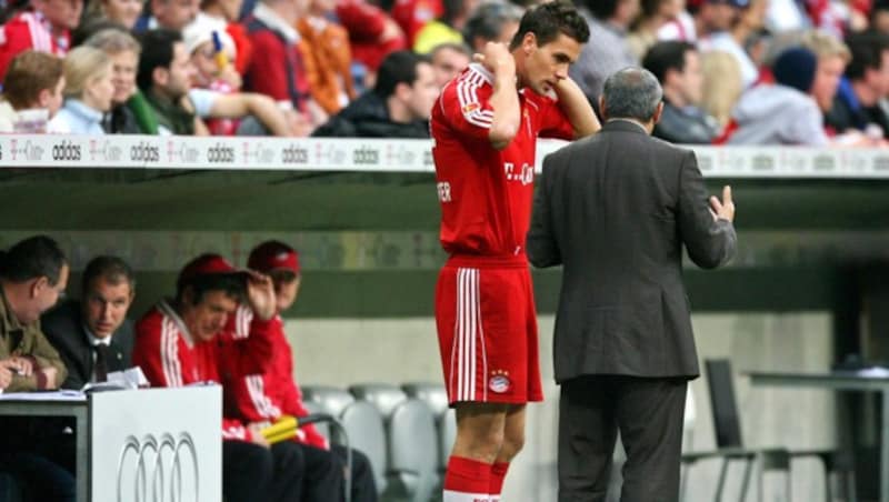 Bayern-Legionär Stefan Maierhofer wird von Cheftrainer Felix Magath eingewechselt - ein Bild aus dem Jahr 2006 (Bild: GEPA pictures)