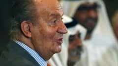 Altkönig Juan Carlos bei einem früheren Besuch in den Arabischen Emiraten (Bild: AFP)