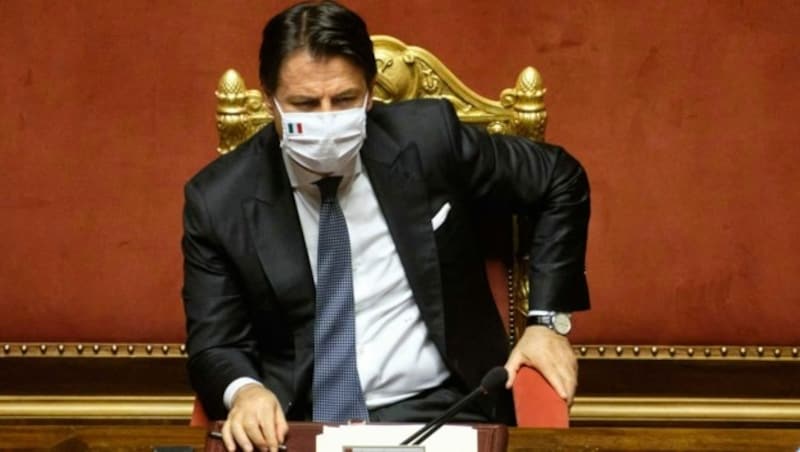 Italiens Premier Giuseppe Conte (Bild: AP)