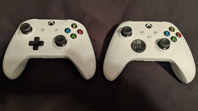 In der Packungsbeilage des neuen Xbox-Controllers (rechts) fand ein Twitter-User Hinweise auf die Xbox Series S. (Bild: twitter.com/zakk_exe)