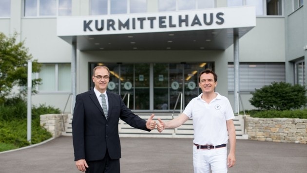Leonhard Schneemann (links) wird als neuer Landesrat gehandelt. (Bild: FOTOKO / Andreas Koller)