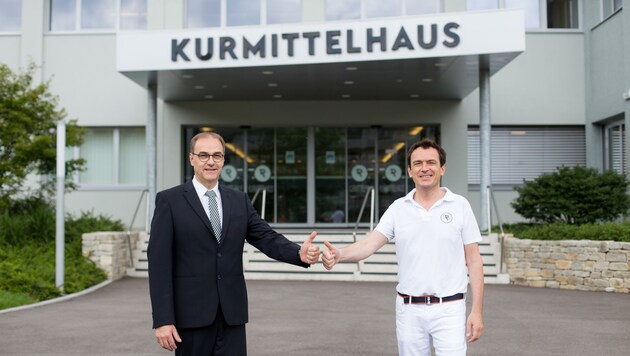 Leonhard Schneemann (links) wird als neuer Landesrat gehandelt. (Bild: FOTOKO / Andreas Koller)
