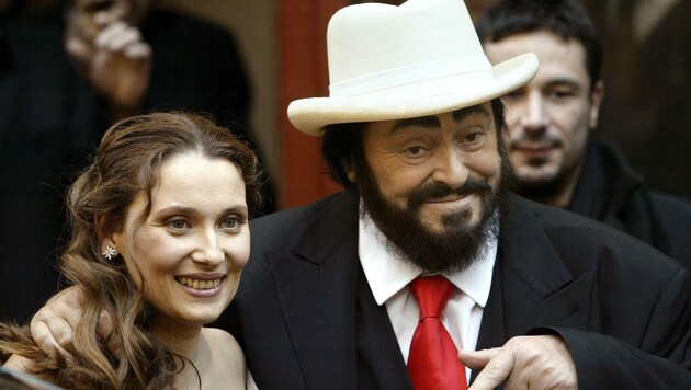 Nicoletta Mantovani ist die Witwe des Startenors Luciano Pavarotti (Bild: APA/Photo by PAOLO COCCO / AFP)
