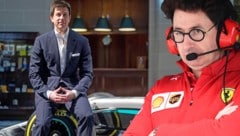 Toto Wolff (li.) und Mattia Binotto (Bild: AFP, krone.at-grafik)