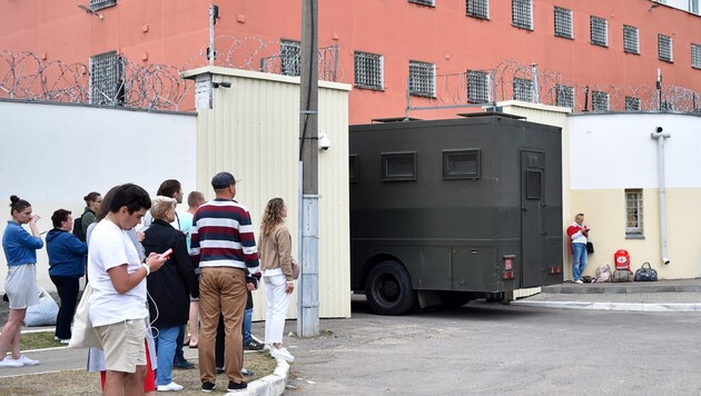 A prison in Minsk (archive photo) (Bild: APA/AFP/Sergei GAPON)