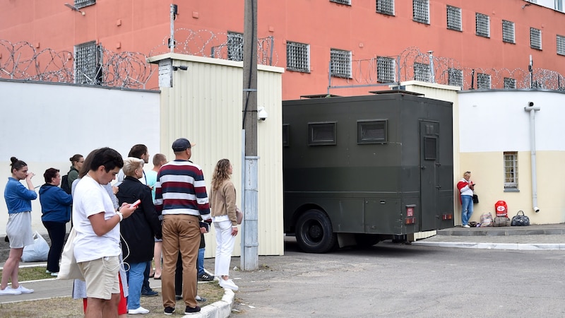 Gefängnis in Minsk (Bild: APA/AFP/Sergei GAPON)