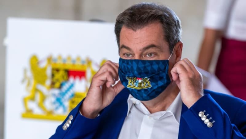 Ministerpräsident Markus Söder ist über die Testpannen sehr verärgert. (Bild: APA/AFP/POOL/Peter Kneffel)