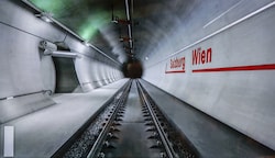 Eine erste Visualisierung des geplanten Flachgautunnels (Bild: Tschepp Markus)