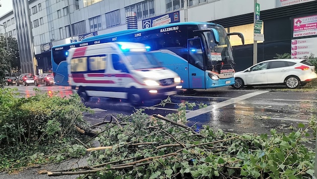 Heftige Unwetter in Graz (Bild: Jürgen Radspieler)