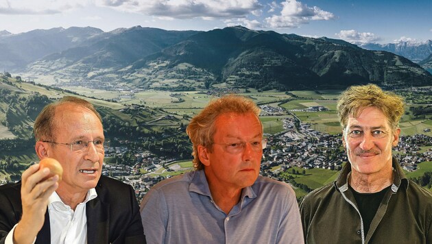 Kurt Weinberger, Franz Welser-Möst und Tobias Moretti kämpfen in der Allianz „Stoppt Bodenvernichtung“ (Bild: EXPA/JFK, Markus Tschepp)