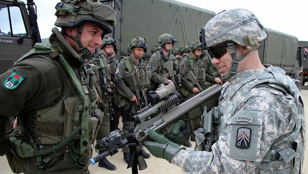 Immer wieder tauschen sich bereits jetzt Soldaten des Bundesheeres mit US-Einheiten aus. (Bild: US Army)