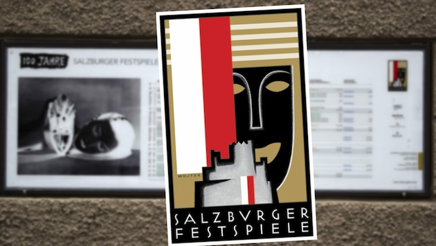 Das Logo der Salzburger Festspiele. (Bild: ANDREAS TROESTER)