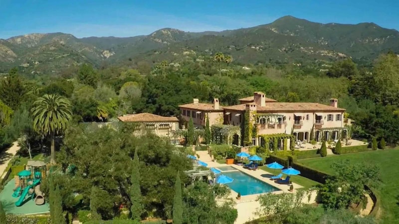 Duchess Meghan and Prince Harry moved into this villa in Montecito in July 2020. (Bild: www.photopress.at)