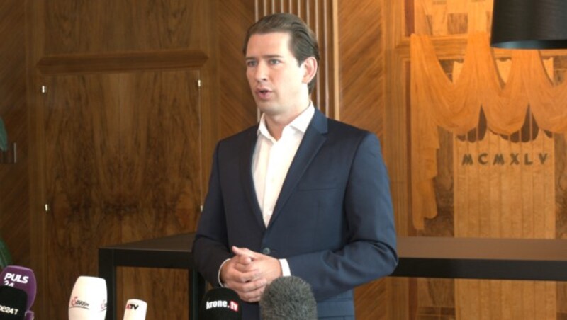 Bundeskanzler Kurz ist ob der Reiserückkehrer besorgt. (Bild: krone.at)