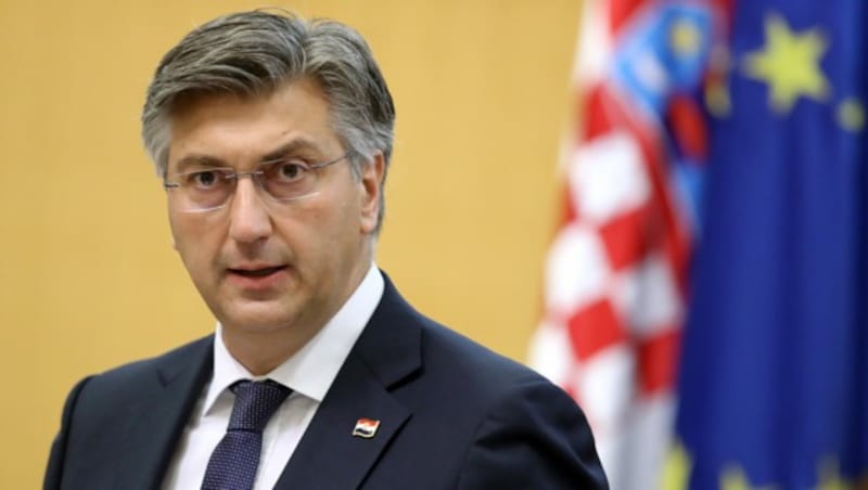 Kroatiens Premierminister Andrej Plenkovic (Bild: AFP/Damir SENCAR)