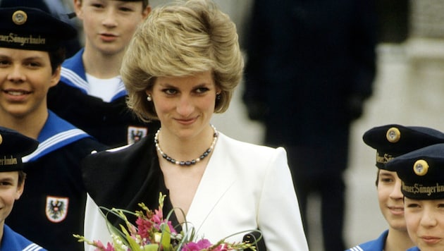 Prinzessin Diana 1986 beim Besuch in Wien (Bild: The Picture Library / Action Press / picturedesk.com)