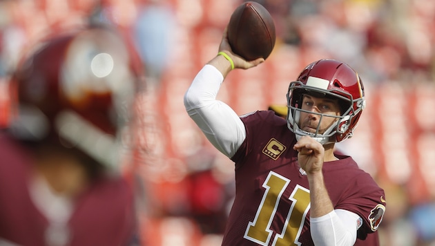 Alex Smith vor dem ominösen Spiel gegen die Houston Texans. (Bild: AP/Pablo Martinez Monsivai)