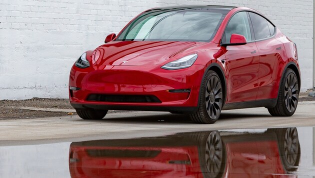 Tesla Model Y (Bild: AP)