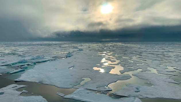Die Temperatur in der Arktis ist in den vergangenen 40 Jahren fast viermal so schnell gestiegen wie im globalen Durchschnitt. (Bild: AP)