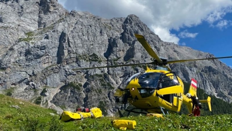 Auch beim Klettersteig „Anna“ standen die Bergretter im Einsatz (Bild: ÖAMTC)