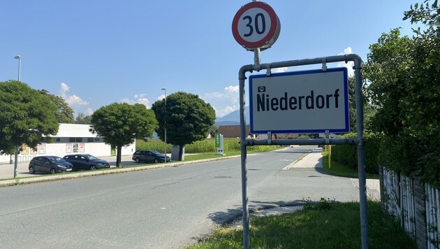Die Ortschaft Niederdorf liegt direkt an der Gemeindegrenze von Klagenfurt und Ebenthal. (Bild: Elisabeth Nachbar)