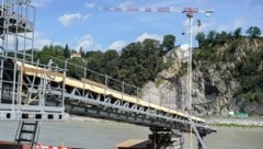 Baustelle Westring mit Blick auf die Urfahraner Seite. (Bild: Markus Wenzel)