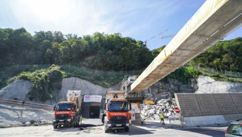 Baustelle Westring (Bild: Markus Wenzel)