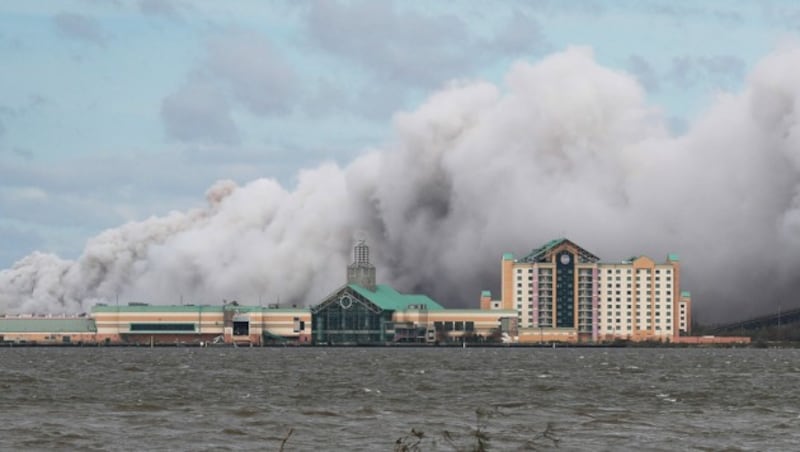 Rauch steigt aus einer Chemie-Fabrik in Louisiana auf. (Bild: AFP)