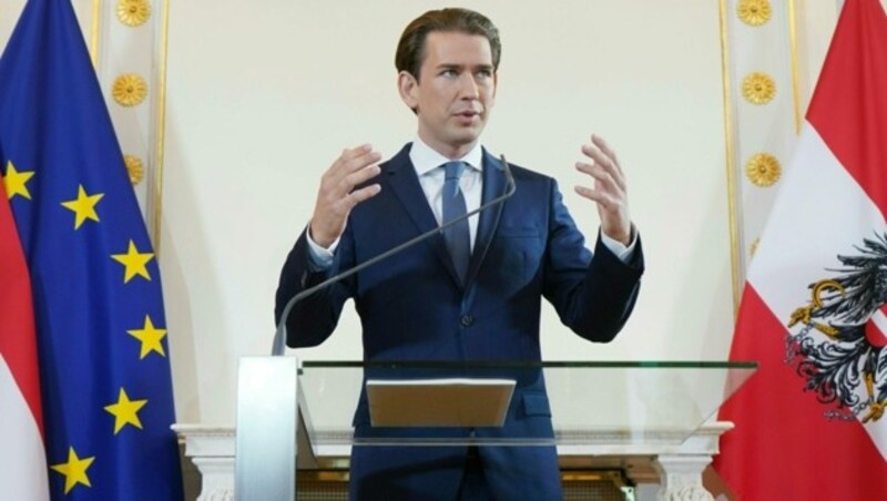 Bundeskanzler Sebastian Kurz (ÖVP) gab am Freitag in seiner Erklärung an die Nation einen Ausblick auf den kommenden Herbst. (Bild: APA/GEORG HOCHMUTH)