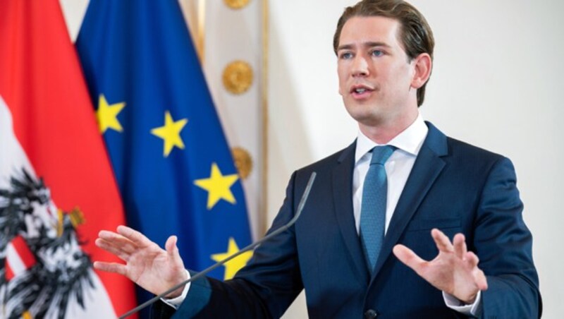 Kurz gab am Freitag in seiner Erklärung an die Nation einen Ausblick auf den kommenden Herbst. (Bild: APA/GEORG HOCHMUTH)