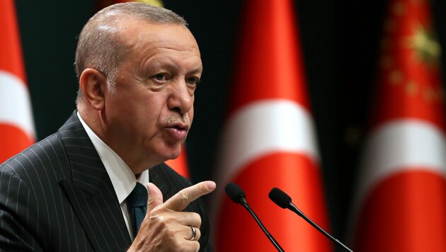 Der türkische Präsident Recep Tayyip Erdogan (Bild: AFP)