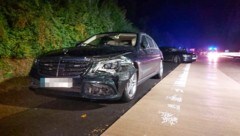 Das Fahrzeug von Kretschmann nach dem Unfall (Bild: APA/Einsatz-Report24/Franziska Hessenauer)