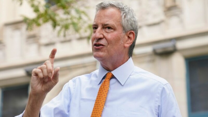 Bürgermeister Bill de Blasio (Bild: AP)