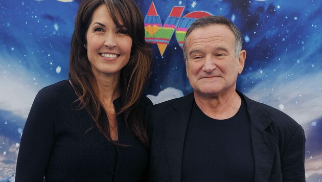 Robin Williams mit Ehefrau Susan Schneider Williams (Bild: www.photopress.at)