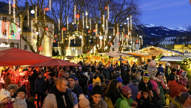 Heuer leider nicht: Dichtes Gedränge beim Weihnachtsmarkt. (Bild: © Kitzbühel Tourismus)