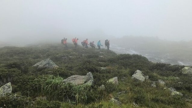 Der Wetterumschwung hat in den vergangenen Tagen einige Wanderer überrascht. (Symbolbild) (Bild: Bergrettung Salzburg)
