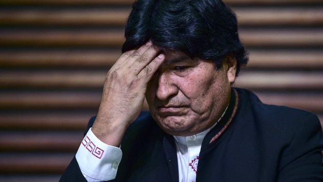Boliviens Ex-Präsident Evo Morales wurde wegen Verbrechen gegen die Menschlichkeit angezeigt. (Bild: AFP)