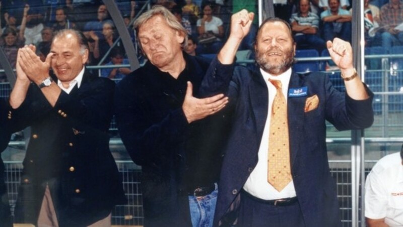 Heinz Schilcher, Ivica osim und Hannes Kartnig (Bild: Sepp Pail)